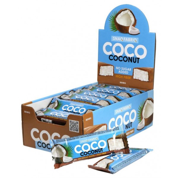 Батончик в шоколаде "COCO" - Кокос, 40г SNAQ FABRIQ