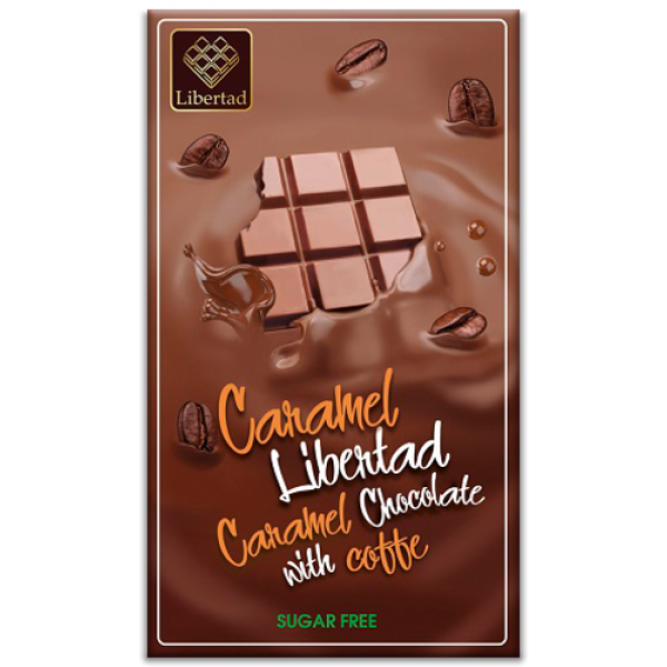 Шоколад Libertad Caramel с кофе,40г